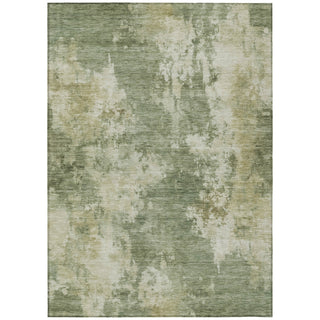 Piper Looms Chantille Abstract ACN2066 Sage Machine Washable Area Rug main image