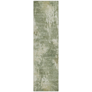 Piper Looms Chantille Abstract ACN2066 Sage Machine Washable Area Rug Runner Main Image