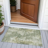 Piper Looms Chantille Abstract ACN2066 Sage Machine Washable Area Rug Scatter Outdoor Lifestyle Image Feature