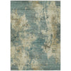Piper Looms Chantille Abstract ACN2066 Teal Machine Washable Area Rug main image