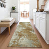 Piper Looms Chantille Abstract ACN2066 Terracotta Machine Washable Area Rug Runner Lifestyle Image Feature
