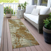 Piper Looms Chantille Abstract ACN2066 Terracotta Machine Washable Area Rug Runner Outdoor Lifestyle Image Feature
