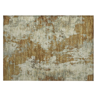 Piper Looms Chantille Abstract ACN2066 Terracotta Machine Washable Area Rug Scatter Main Image