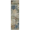 Piper Looms Chantille Abstract ACN2067 Blue Machine Washable Area Rug Runner Main Image
