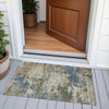 Piper Looms Chantille Abstract ACN2067 Blue Machine Washable Area Rug Scatter Outdoor Lifestyle Image Feature