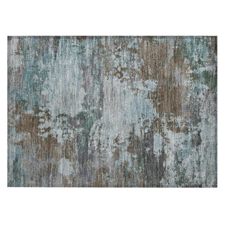 Piper Looms Chantille Abstract ACN2067 Brown Machine Washable Area Rug Scatter Main Image