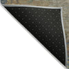 Piper Looms Chantille Abstract ACN2067 Denim Machine Washable Area Rug Backing Image