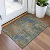 Piper Looms Chantille Abstract ACN2067 Denim Machine Washable Area Rug Scatter Lifestyle Image Feature