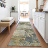 Piper Looms Chantille Abstract ACN2067 Gray Machine Washable Area Rug Runner Lifestyle Image Feature