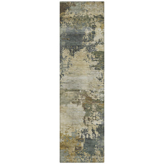 Piper Looms Chantille Abstract ACN2067 Gray Machine Washable Area Rug Runner Main Image