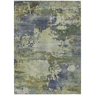 Piper Looms Chantille Abstract ACN2067 Purple Machine Washable Area Rug main image