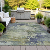 Piper Looms Chantille Abstract ACN2067 Purple Machine Washable Area Rug Outdoor Lifestyle Image Feature
