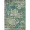 Piper Looms Chantille Abstract ACN2067 Teal Machine Washable Area Rug main image