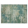 Piper Looms Chantille Abstract ACN2067 Teal Machine Washable Area Rug Scatter Main Image