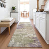Piper Looms Chantille Abstract ACN2068 Beige Machine Washable Area Rug Runner Lifestyle Image Feature