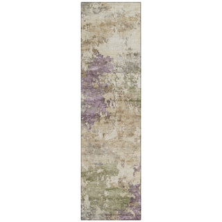 Piper Looms Chantille Abstract ACN2068 Beige Machine Washable Area Rug Runner Main Image