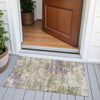 Piper Looms Chantille Abstract ACN2068 Beige Machine Washable Area Rug Scatter Outdoor Lifestyle Image Feature