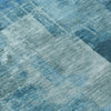 Piper Looms Chantille Abstract ACN2069 Blue Machine Washable Area Rug Swatch Image