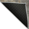 Piper Looms Chantille Abstract ACN2069 Brown Machine Washable Area Rug Backing Image