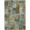 Piper Looms Chantille Abstract ACN2069 Green Machine Washable Area Rug main image