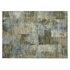Piper Looms Chantille Abstract ACN2069 Green Machine Washable Area Rug Scatter Main Image