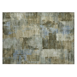Piper Looms Chantille Abstract ACN2069 Green Machine Washable Area Rug Scatter Main Image