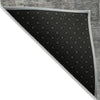 Piper Looms Chantille Abstract ACN2069 Pewter Machine Washable Area Rug Backing Image