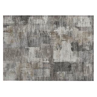 Piper Looms Chantille Abstract ACN2069 Pewter Machine Washable Area Rug Scatter Main Image