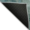 Piper Looms Chantille Abstract ACN2069 Teal Machine Washable Area Rug Backing Image