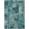 Piper Looms Chantille Abstract ACN2069 Teal Machine Washable Area Rug main image