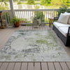 Piper Looms Chantille Abstract ACN2070 Linen Machine Washable Area Rug Outdoor Lifestyle Image Feature