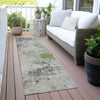 Piper Looms Chantille Abstract ACN2070 Linen Machine Washable Area Rug Runner Outdoor Lifestyle Image Feature