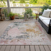 Piper Looms Chantille Abstract ACN2070 Pink Machine Washable Area Rug Outdoor Lifestyle Image Feature