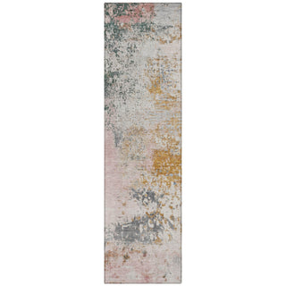 Piper Looms Chantille Abstract ACN2070 Pink Machine Washable Area Rug Runner Main Image
