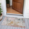 Piper Looms Chantille Abstract ACN2070 Pink Machine Washable Area Rug Scatter Outdoor Lifestyle Image Feature