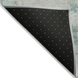 Piper Looms Chantille Abstract ACN2070 Putty Machine Washable Area Rug Backing Image