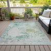 Piper Looms Chantille Abstract ACN2070 Putty Machine Washable Area Rug Outdoor Lifestyle Image Feature