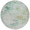 Piper Looms Chantille Abstract ACN2070 Putty Machine Washable Area Rug Round Main Image