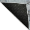 Piper Looms Chantille Abstract ACN2070 Turquoise Machine Washable Area Rug Backing Image