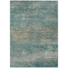 Piper Looms Chantille Abstract ACN2071 Aqua Machine Washable Area Rug main image