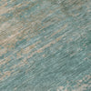 Piper Looms Chantille Abstract ACN2071 Aqua Machine Washable Area Rug Swatch Image