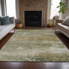 Piper Looms Chantille Abstract ACN2071 Beige Machine Washable Area Rug Lifestyle Image Feature