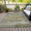 Piper Looms Chantille Abstract ACN2071 Beige Machine Washable Area Rug Outdoor Lifestyle Image Feature