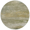 Piper Looms Chantille Abstract ACN2071 Beige Machine Washable Area Rug Round Main Image