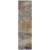 Piper Looms Chantille Abstract ACN2071 Brown Machine Washable Area Rug Runner Main Image