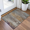 Piper Looms Chantille Abstract ACN2071 Brown Machine Washable Area Rug Scatter Lifestyle Image Feature