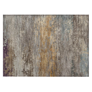 Piper Looms Chantille Abstract ACN2071 Brown Machine Washable Area Rug Scatter Main Image