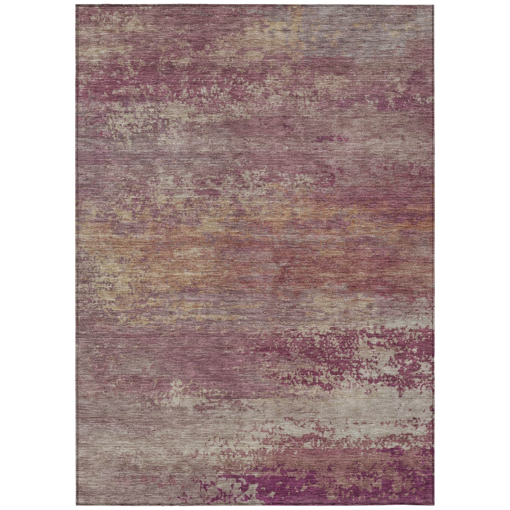 Piper Looms Chantille Abstract ACN2071 Merlot Machine Washable Area Rug main image