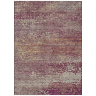 Piper Looms Chantille Abstract ACN2071 Merlot Machine Washable Area Rug main image