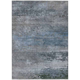 Piper Looms Chantille Abstract ACN2071 Pewter Machine Washable Area Rug main image